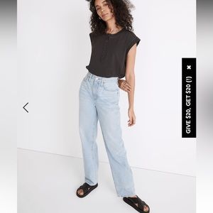 Madewell - Baggy Straight Jeans